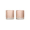 Ripple Tumbler Glasses (Set of 2)  option Blush