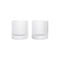 Ripple Tumbler Glasses (Set of 2)  option Clear