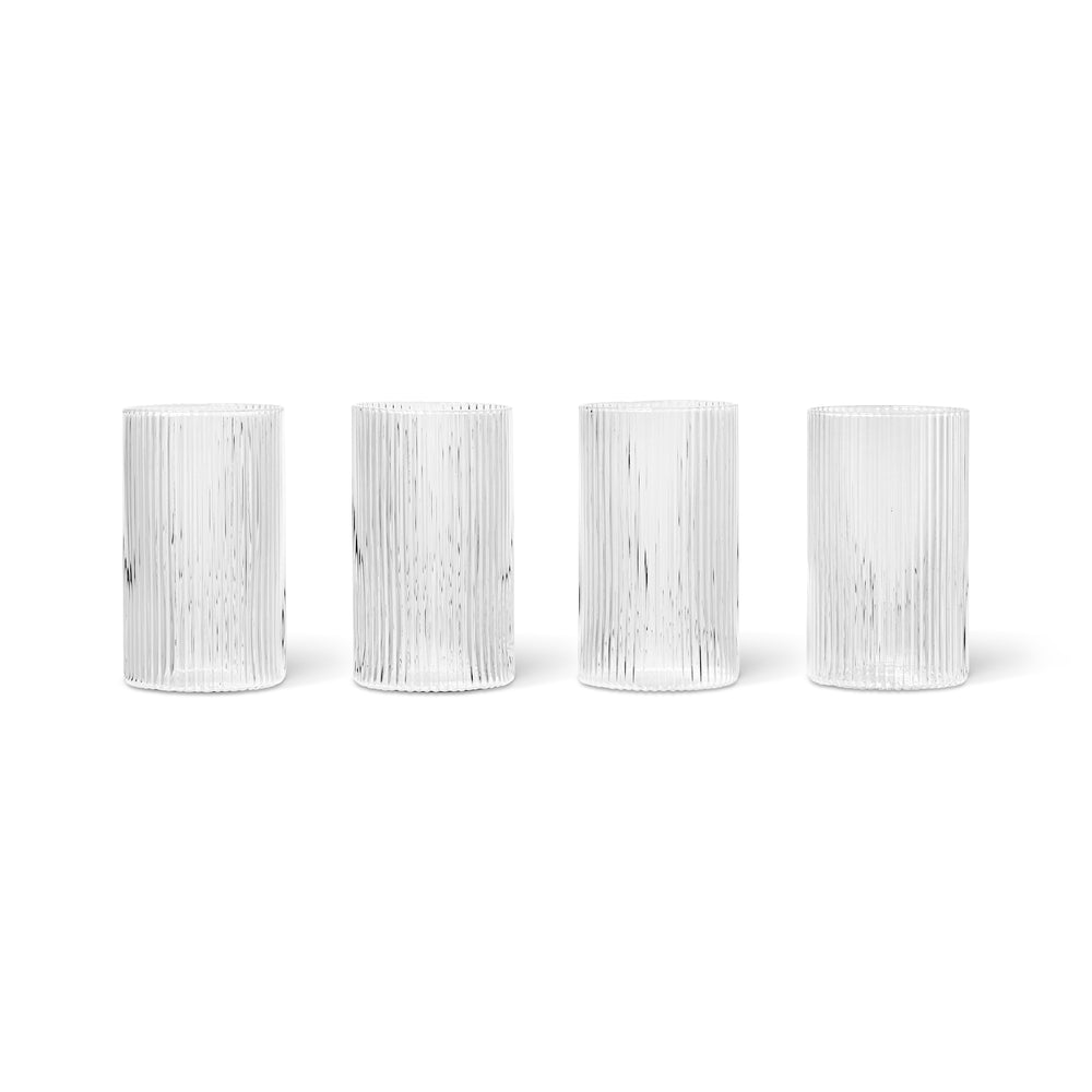 Ripple Water Glasses (Set of 4)