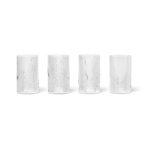 Ripple Water Glasses (Set of 4)