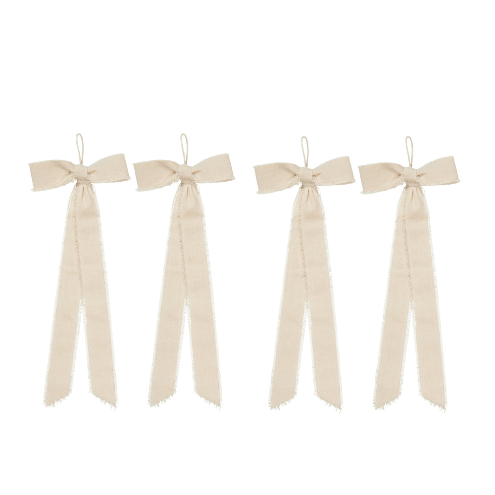 Small Bow Decoration (Set of 4)