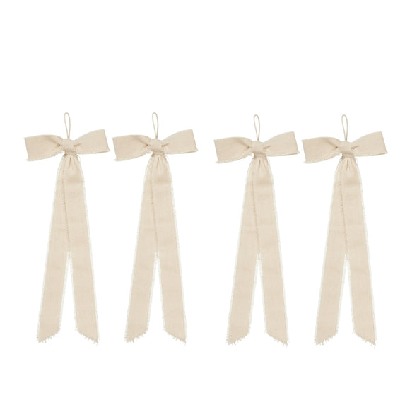 Small Bow Decoration (Set of 4)