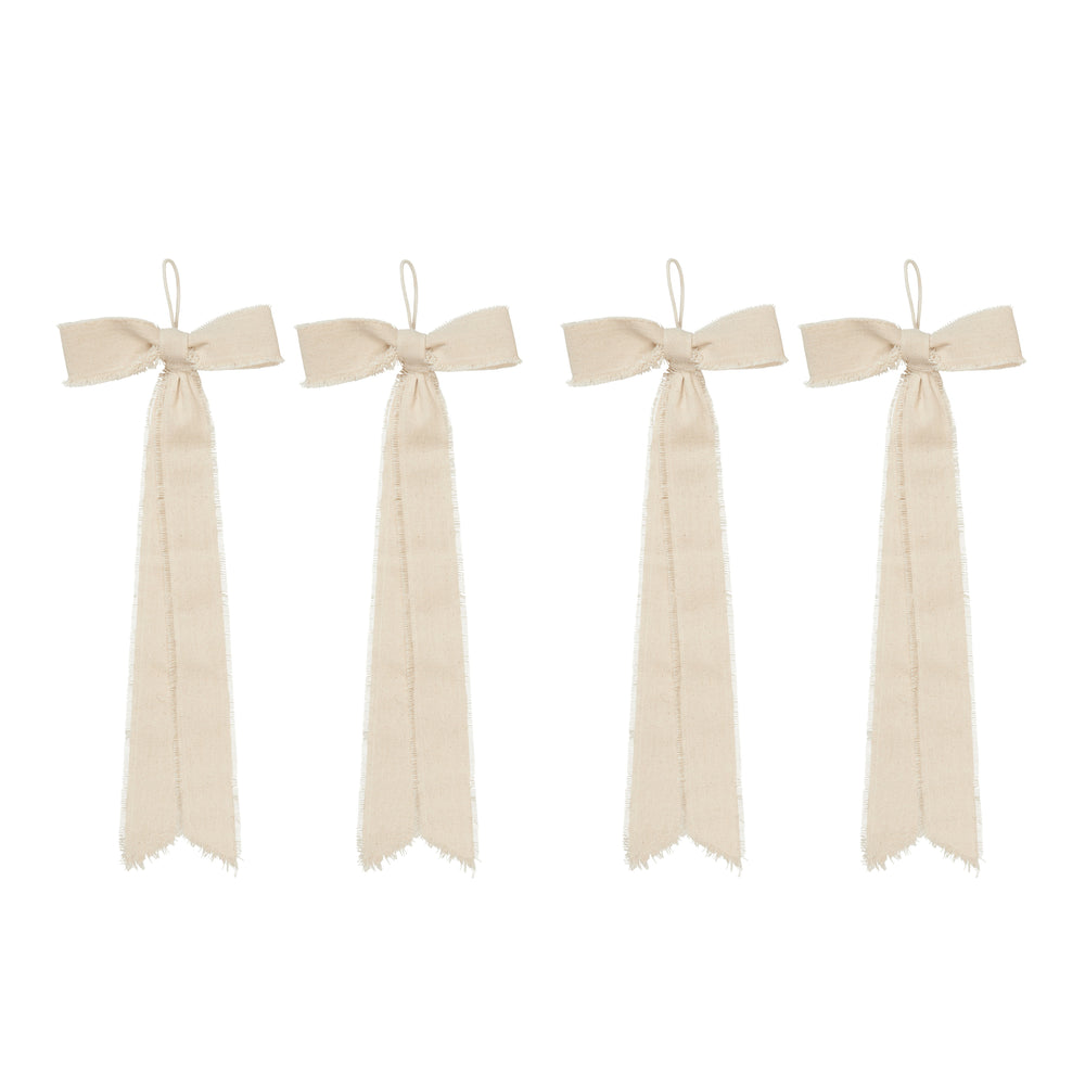 Small Bow Decoration (Set of 4)