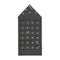 Star Christmas Calendar  option Dark Green / Dull Gold