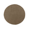 Stille Round Tufted Rug  option Ash Brown