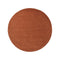 Stille Round Tufted Rug  option Red Brown