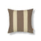 Strand Outdoor Throw Pillow  option Carob Brown / Parchment