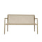 Dapple Outdoor 2-Seater Lounge Armchair  option Cashmere