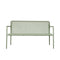 Dapple Outdoor 2-Seater Lounge Armchair  option Tea Green