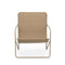 Desert Outdoor Lounge Armchair  option Cashmere Metal