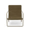 Desert Outdoor Lounge Armchair  option Olive