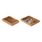 Mist Rectangular Tray (Set of 2)  option Sugar Kelp