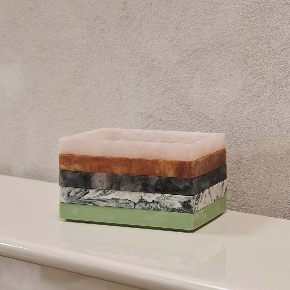Mist Rectangular Tray (Set of 2)