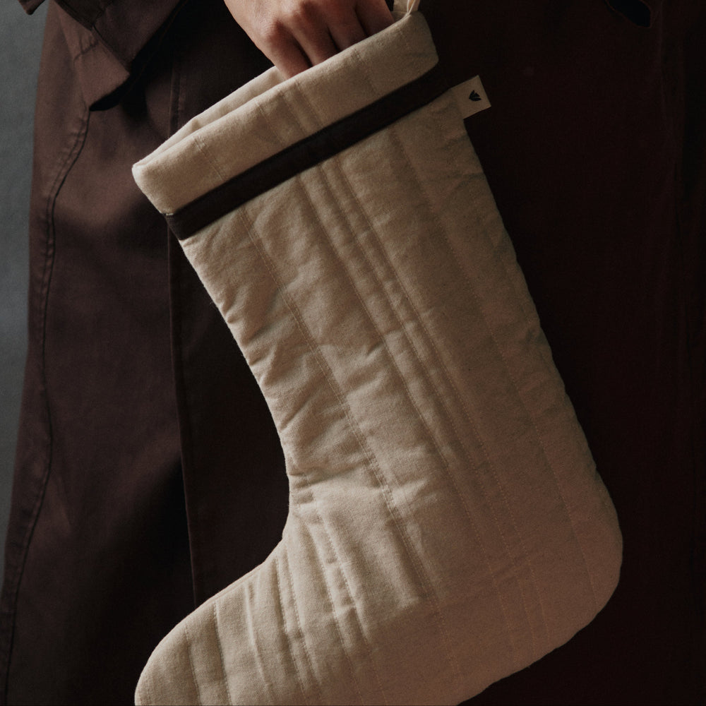 Vari Quilted Christmas Stocking