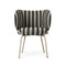 Rico Dining Chair  option Louisiana Sand/Black / Cashmere