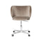 Rico Dining Chair with Castor  option Devore Velvet Flint Grey