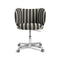 Rico Dining Chair with Castor  option Louisiana Sand/Black