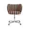 Rico Dining Chair with Castor  option Louisiana Sand/Chocolate