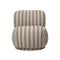 Rico Piccolo Lounge Chair  option Louisiana Sand/Off-White