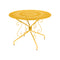 Montmartre Perforated Table  option Honey (Textured)