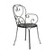 1900 Armchair (Set of 2)  option Liquorice (Textured)
