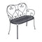 1900 Bench  option Anthracite (Speckled Textured)
