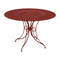 1900 Dining Table  option Chili Red (Textured)