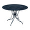 1900 Dining Table  option Deep Blue (Textured)