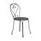 1900 Side Chair (Set of 2)  option Anthracite (Speckled Textured)