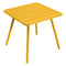 Luxembourg Square Dining Table  option Honey (Textured)
