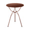 Airloop Cafe Table  option Red Ochre (Textured)