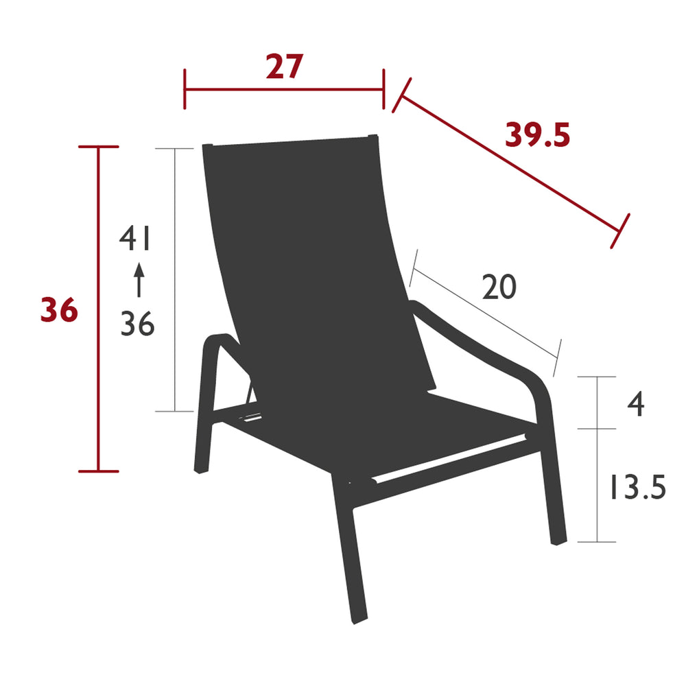 Alize Low Outdoor Armchair