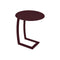 Alize Offset Side Table  option Black Cherry (Textured)