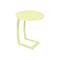 Alize Offset Side Table  option Frosted Lemon (Textured)