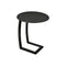 Alize Offset Side Table  option Liquorice (Textured)