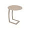 Alize Offset Side Table  option Nutmeg (Speckled Textured)