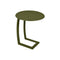 Alize Offset Side Table  option Pesto (Textured)