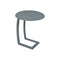 Alize Offset Side Table  option Storm Grey (Speckled Textured)