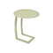 Alize Offset Side Table  option Willow Green (Speckled Textured)