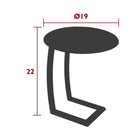 Alize Offset Side Table