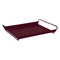 Alto Metal Tray Set  option Black Cherry (Textured)