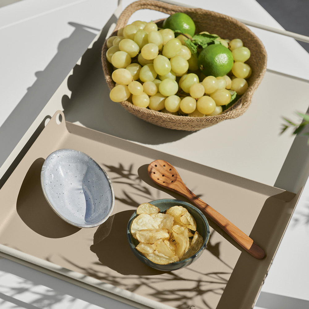Alto Metal Tray with Open Handles