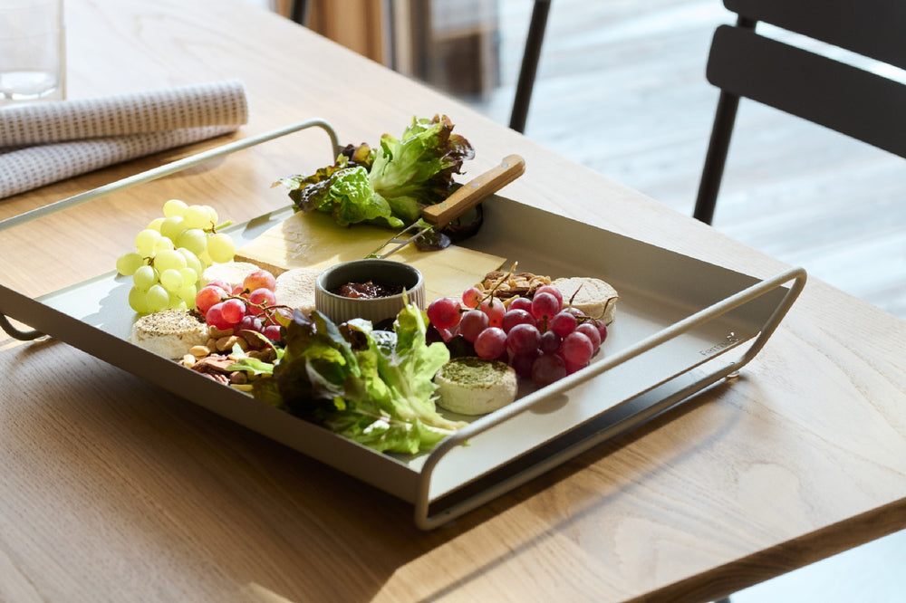 Alto Metal Tray with Open Handles