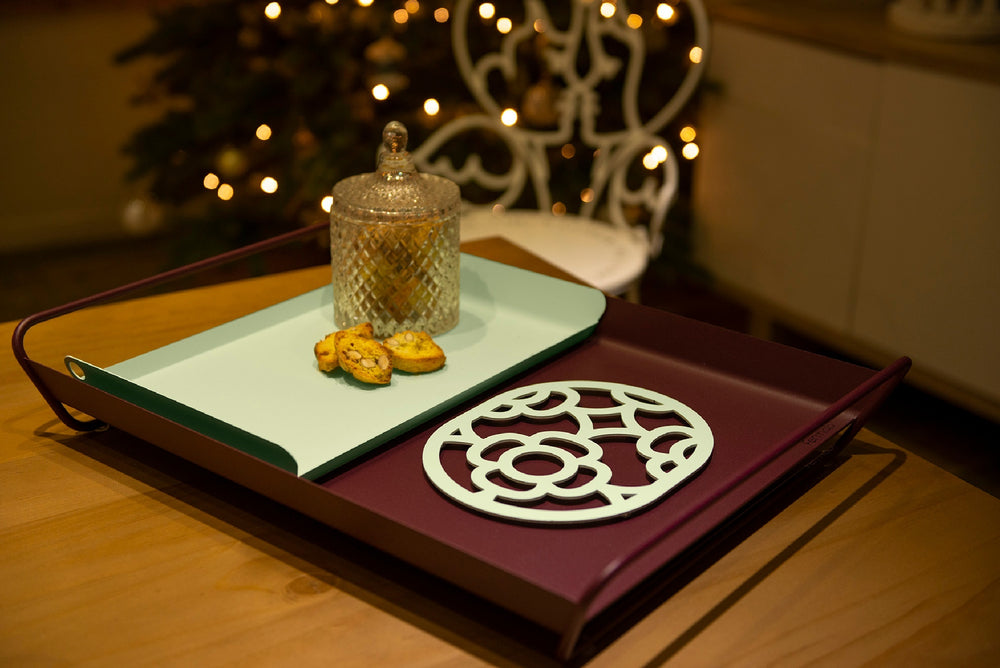 Alto Metal Tray with Open Handles
