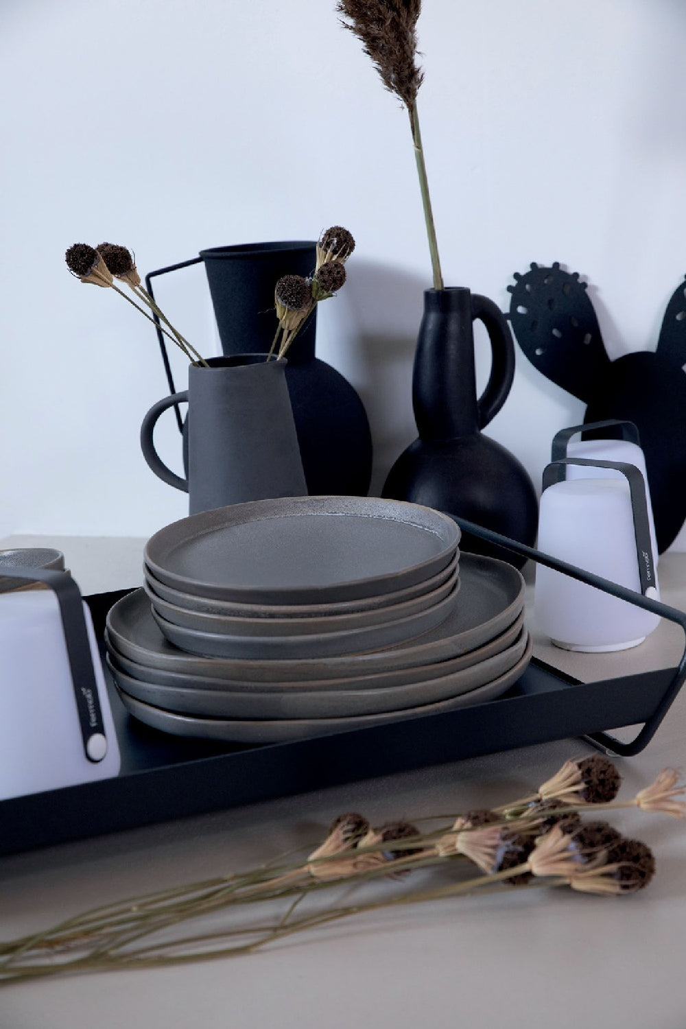 Alto Metal Tray with Open Handles