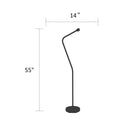 Aplo Upright Stand with Lamp