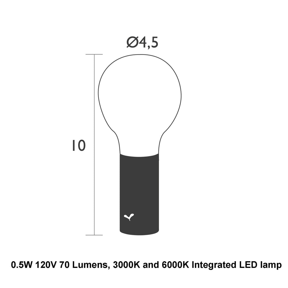 Aplo Upright Stand with Lamp