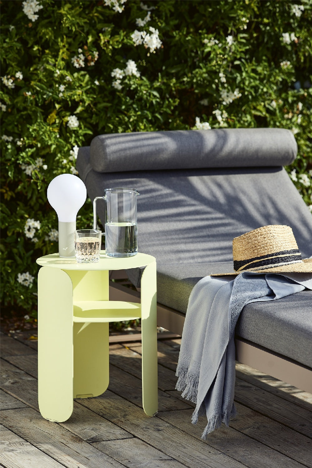 Bebop Side Table with Shelf