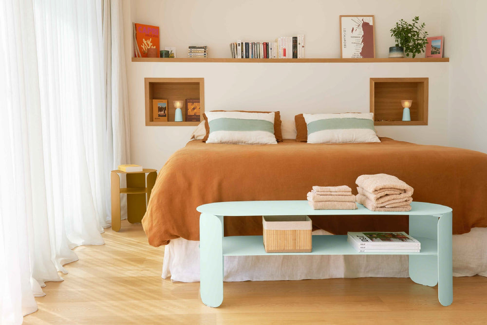 Bebop Side Table with Shelf