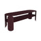 BeBop Low Console Table  option Black Cherry (Textured)